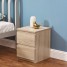 2 Drawer Wooden Bedroom Bedside Cabinet No Handle Storage Nightstand Side Table End Side Table Sofa Bed Side Storage Stand Cabinet for Bedroom - Custom Alt by Opencart SEO Pack PRO