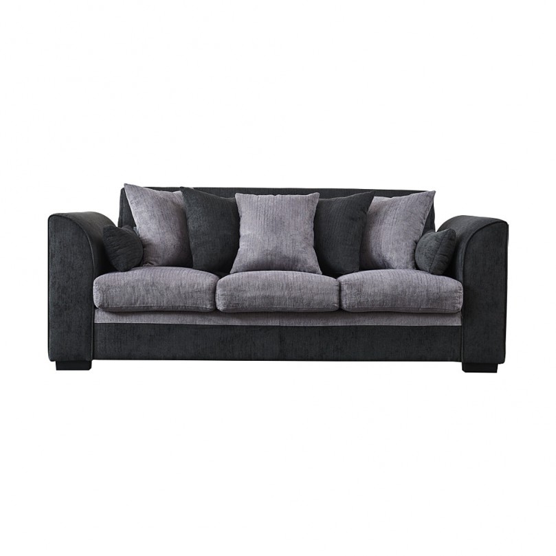 3 Seater Sofa Corner Sofa with Footstool L Shaped Sofa Couch Settee Left or Right Chaise Group Sofa for Living Room Office Lounge