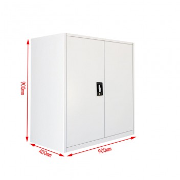 Metal White Storage Cabinet , Lockable Design File Cabinet 3 Tier