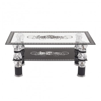 Artines Coffee Table with Chrome Legs