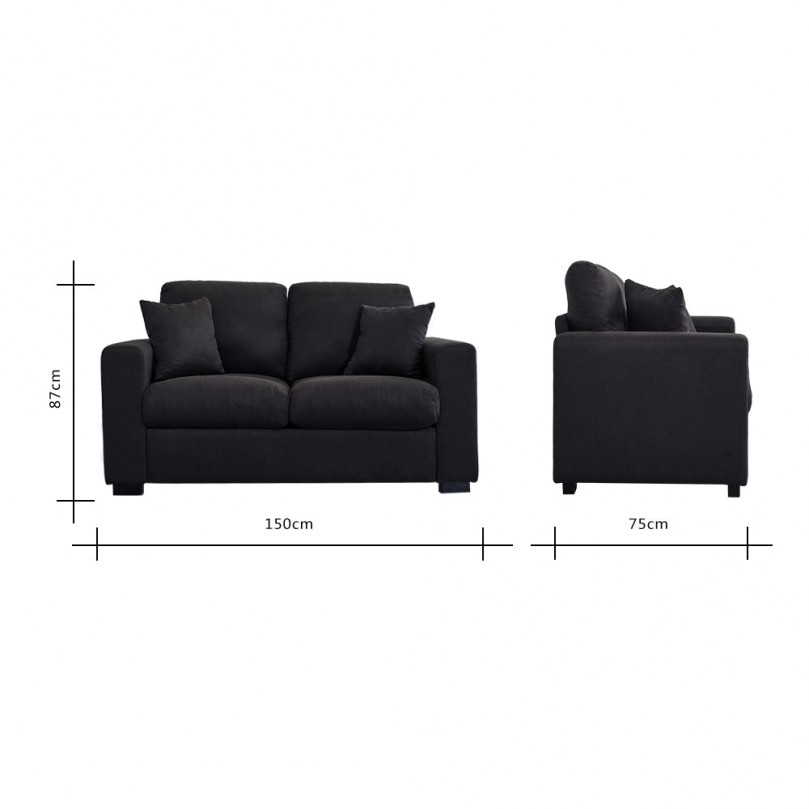Sloane 2 Seater Fabric Sofa Sloane 2 Seater Fabric Sofa