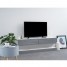 Floating Hanging Style TV Cabinet with 16 Color LED Light, Modern Wall Storage Cabinet TV Stand