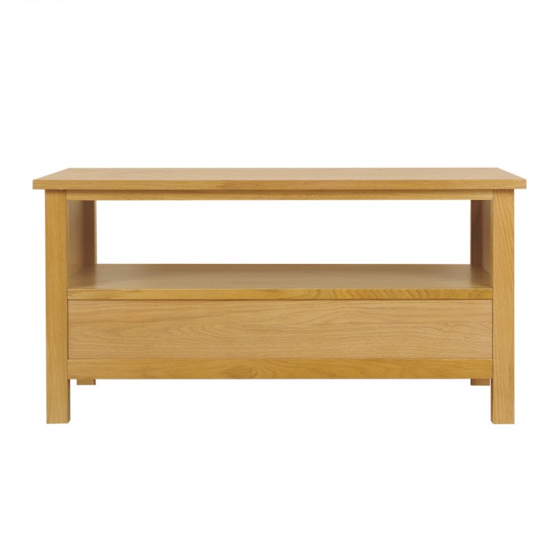 Solid Oak Coffee Table Storage Rack Drawer Light Solid Wood Living Room - Custom Alt by Opencart SEO Pack PRO