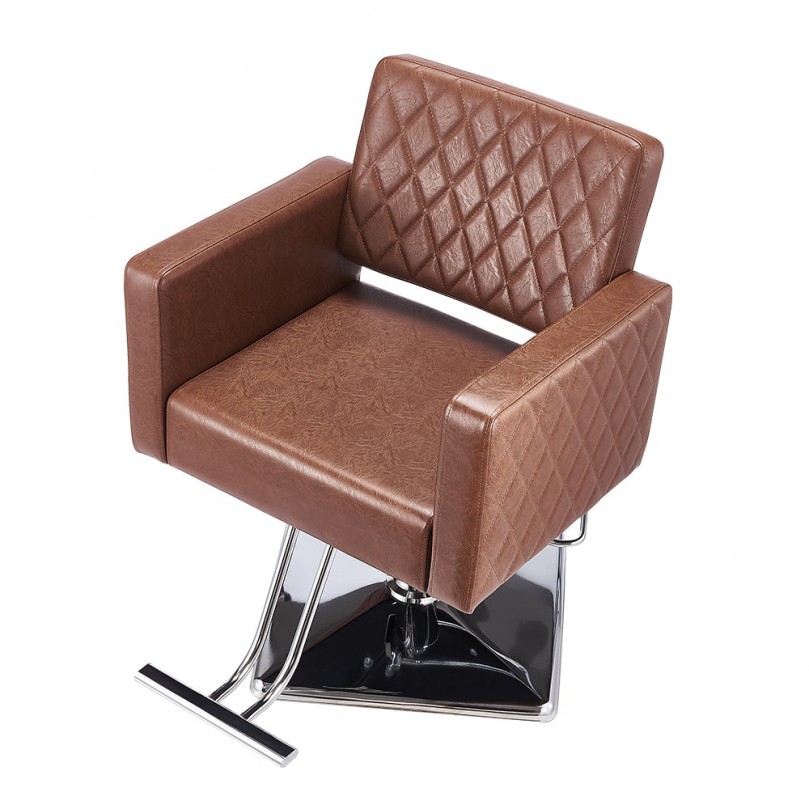 Barber Chair Hydraulic Pump PU Leather Barber Salon Chair With Pedal Square Chassis For Barber Shop, Salon Furniture Barber Chair Hydraulic Pump PU Leather Barber Salon Chair With Pedal Square Chassis For Barber Shop, Salon Furniture - Custom Alt by Opencart SEO Pack PRO