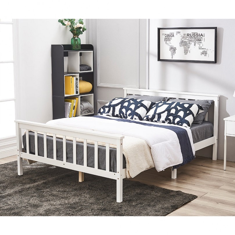 BluMoon 4ft6 Wood Bed Frame BluMoon 4ft6 Wood Bed Frame