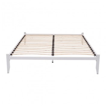 Origami 5ft Metal Bed Frame with Wooden Slats