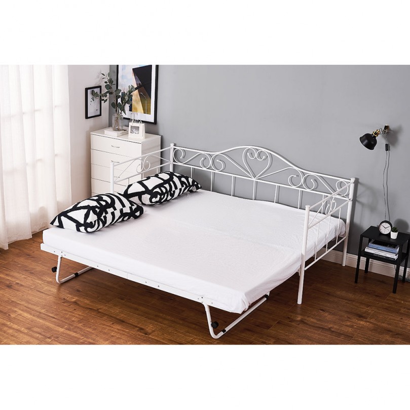 Nest Vesting Metal Double Daybed with Trundle Nest Vesting Metal Double Daybed with Trundle - Custom Alt by Opencart SEO Pack PRO