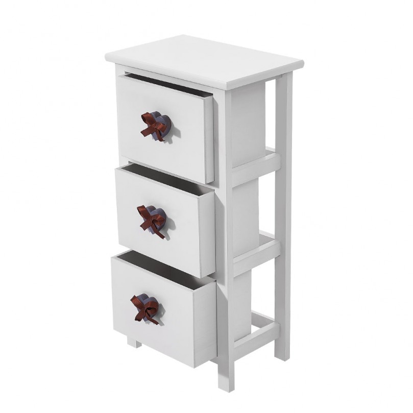 Allamino 3 Drawer Bedside Table