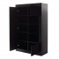 Sideboard Storage Cupboard High Gloss Front Cabinet RGB Multicolor LED Lighting with Door and Glass Shelves Sideboard Storage Cupboard High Gloss Front Cabinet RGB Multicolor LED Lighting with Door and Glass Shelves