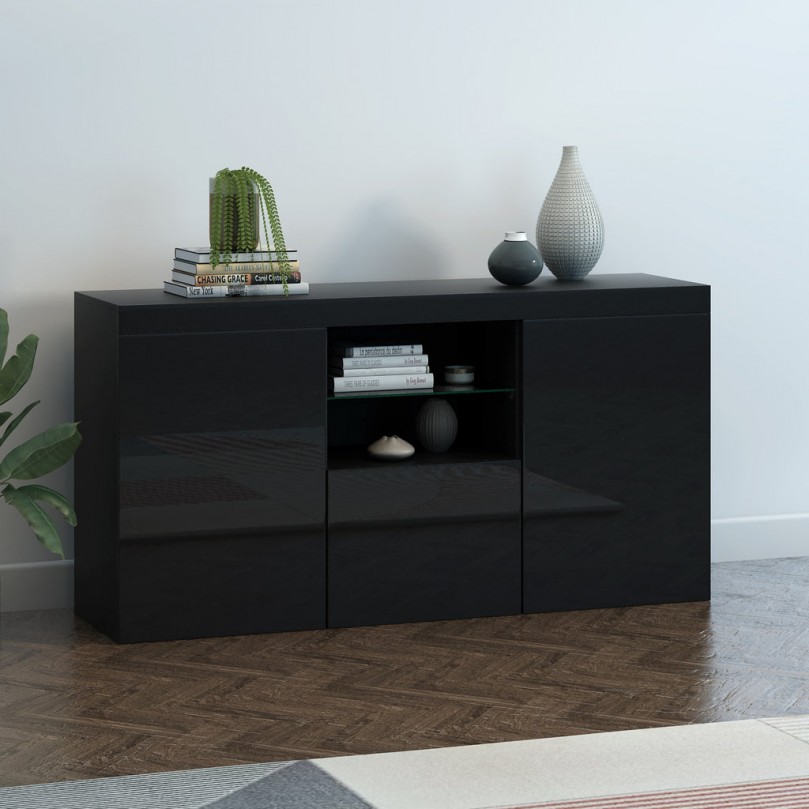 Modern White Gloss Sideboards with LED Modern White Gloss Sideboards with LED