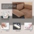 Grey Electric Armchair Recliner Sofa with Footstool - Custom Alt by Opencart SEO Pack PRO