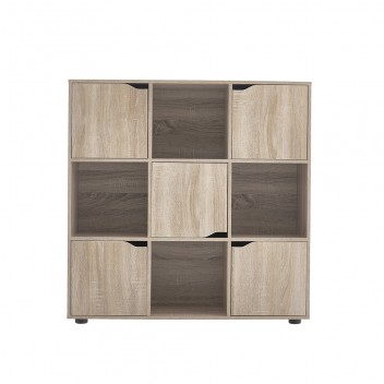 Wooden Display Cabinet Pine Shelf Unit