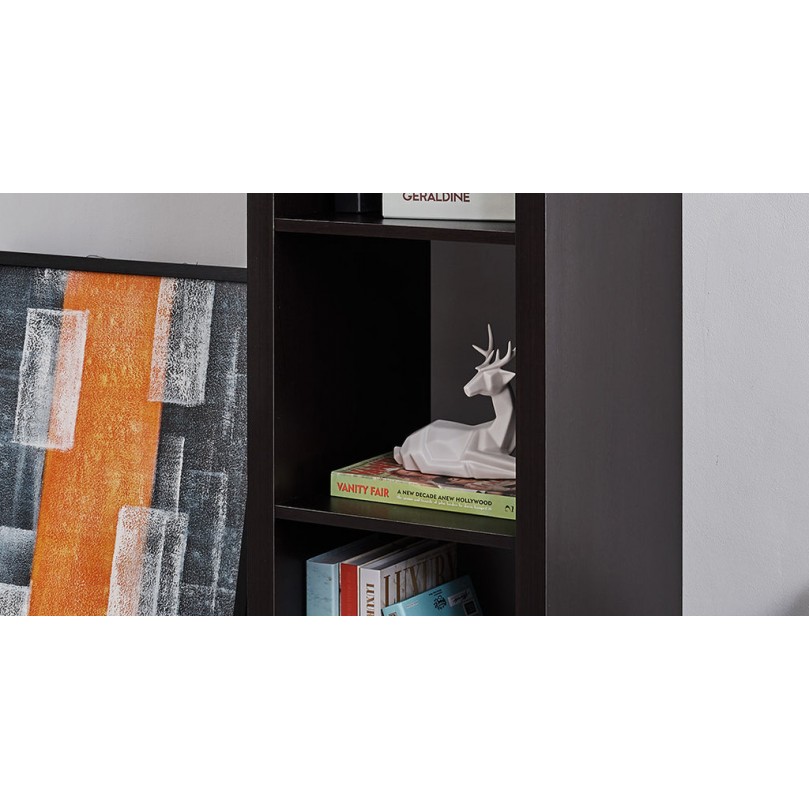 4-Tier White Bookcase Wooden 4-Tier White Bookcase Wooden - Custom Alt by Opencart SEO Pack PRO