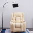 Faux Leather Armchair with Massage