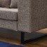 2 Seater Polyester Fabric Sofa with Iron Feet Modern Soft Corner Couch Settee 2 Seater Polyester Fabric Sofa with Iron Feet Modern Soft Corner Couch Settee