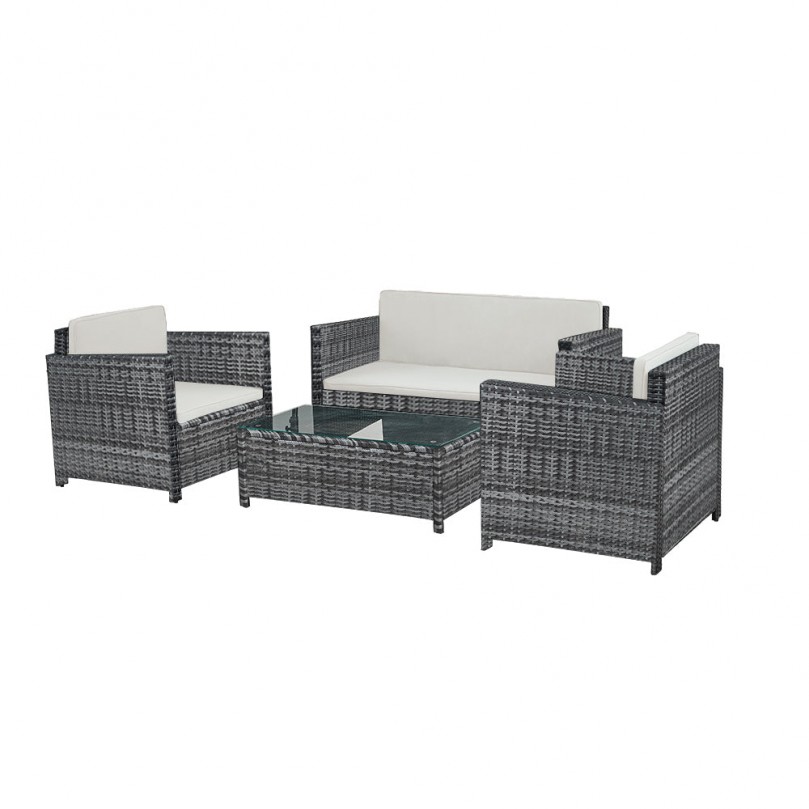 4 Seater Garden Bar Set Table and Chairs