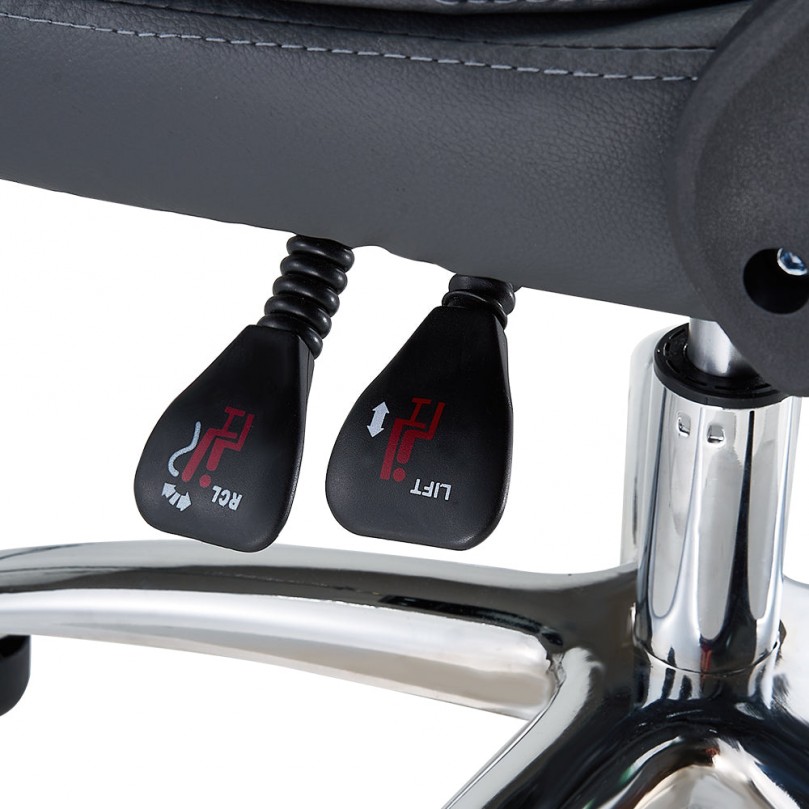 Faux Leather Modern Office Chair with Footrest Faux Leather Modern Office Chair with Footrest