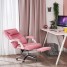 Faux Leather Modern Office Chair with Footrest Faux Leather Modern Office Chair with Footrest
