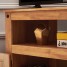 Solid Pine Corona Corner TV Unit Cupboard with Open Shelf