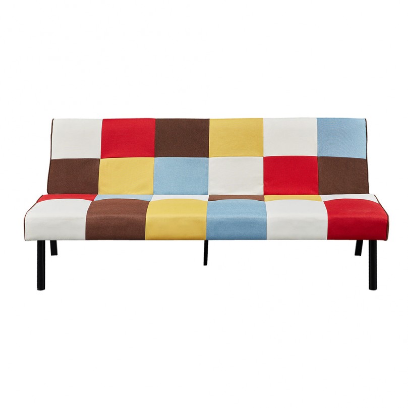 Modern 3 Seater Sofa Bed Sofa Couch Settee Sleeper for Living Room Guest Bed Multi Coloured Fabric Sofa Modern 3 Seater Sofa Bed Sofa Couch Settee Sleeper for Living Room Guest Bed Multi Coloured Fabric Sofa