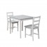 Hopo Pine Wood Dining Table and 2 Chairs Hopo Pine Wood Dining Table and 2 Chairs