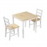 Hopo Pine Wood Dining Table and 2 Chairs