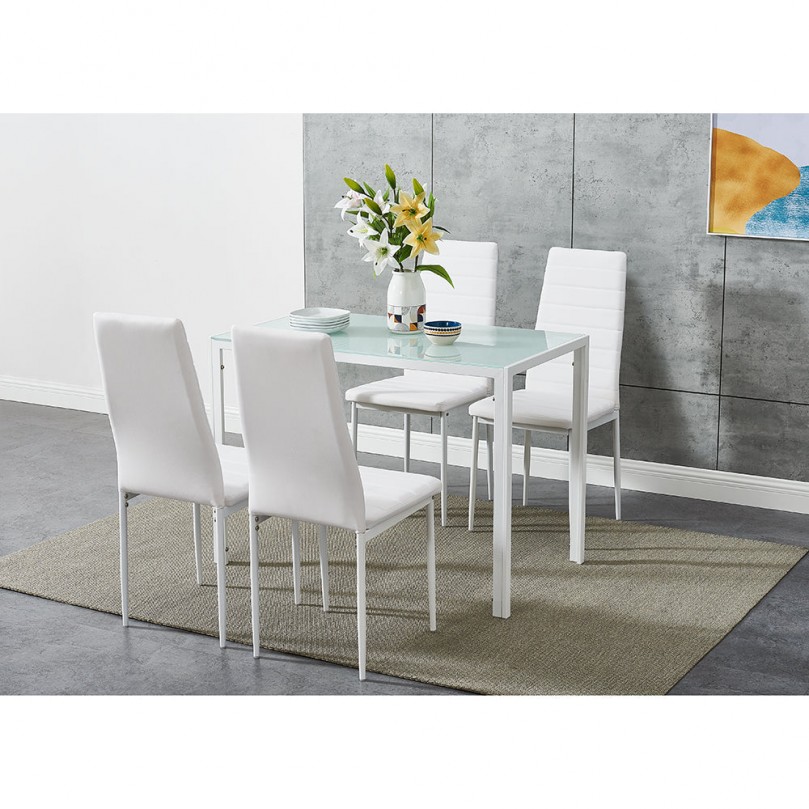 Finzerin Glass Dining Table,120cm Finzerin Glass Dining Table,120cm - Custom Alt by Opencart SEO Pack PRO