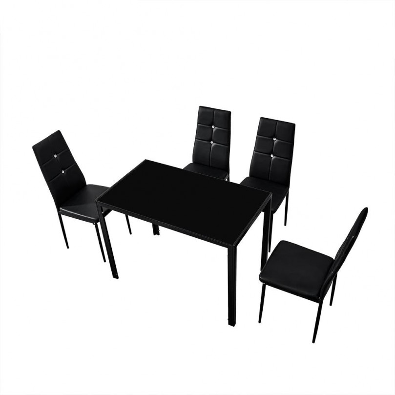 Urfeel High Back Leather Dining Chair Set of 4 Urfeel High Back Leather Dining Chair Set of 4 - Custom Alt by Opencart SEO Pack PRO