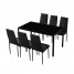 Tinkerbell Glass Top Dining Table Set of 6 Tinkerbell Glass Top Dining Table Set of 6