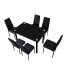 Roustabouts Glass Top 120cm Dining Table Set Roustabouts Glass Top 120cm Dining Table Set