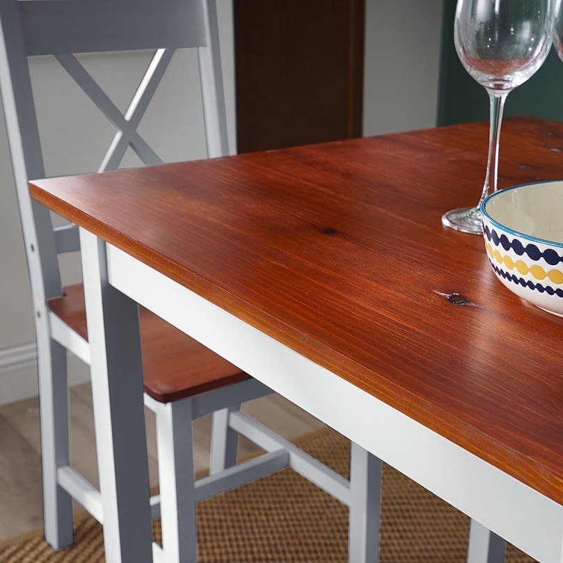 Organiqa Dining Table and 4 Chairs Set Organiqa Dining Table and 4 Chairs Set