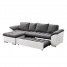 3-Seater Sofa Bed with Storage Chaise