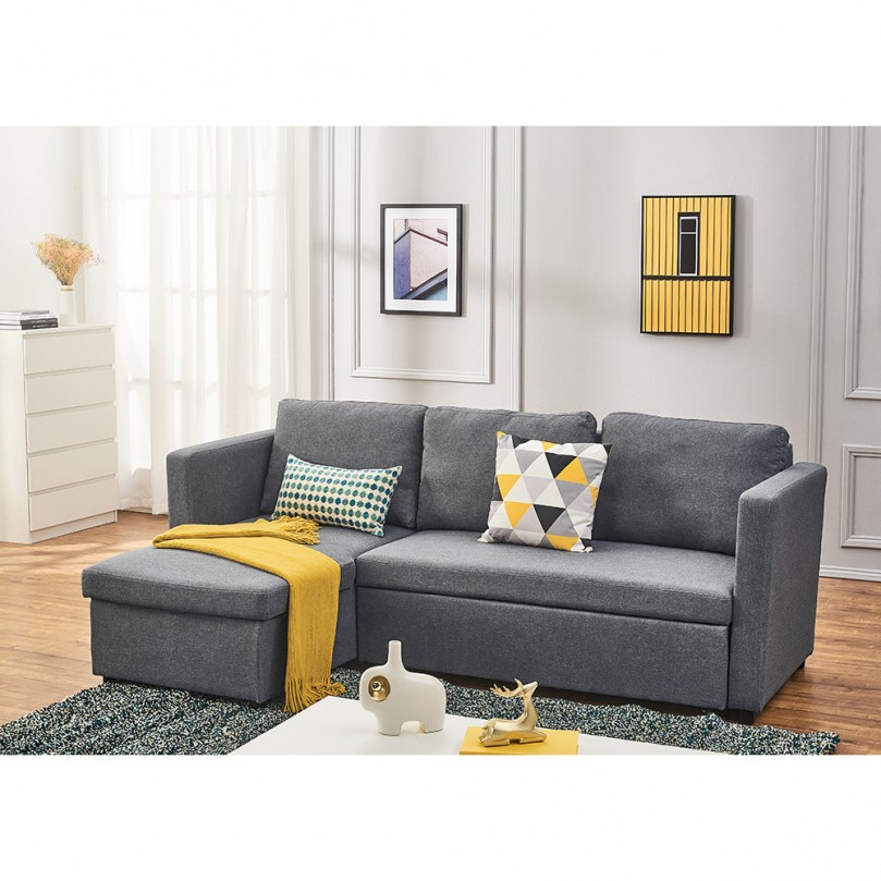 Grey Corner Chaise Sofa with Pull Out Bed Grey Corner Chaise Sofa with Pull Out Bed