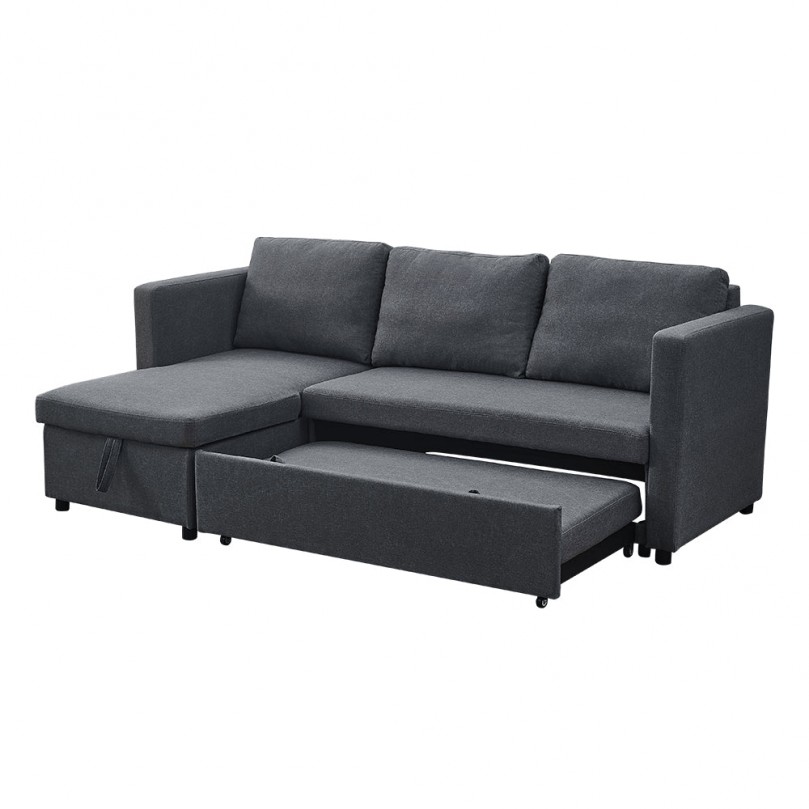 Grey Corner Chaise Sofa with Pull Out Bed Grey Corner Chaise Sofa with Pull Out Bed