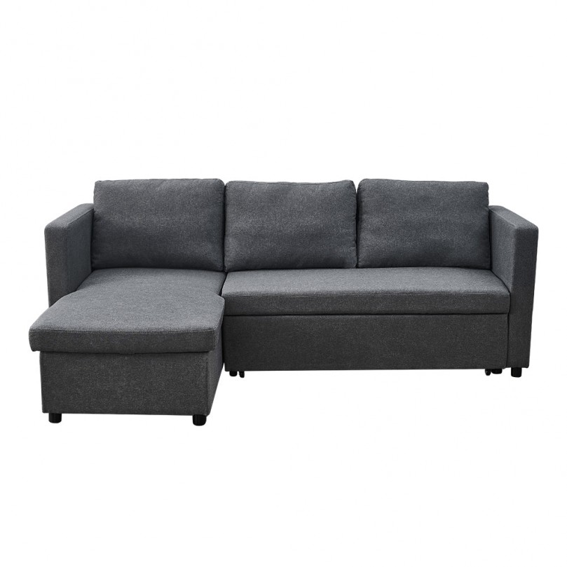 Grey Corner Chaise Sofa with Pull Out Bed Grey Corner Chaise Sofa with Pull Out Bed