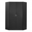 Modern Corner Wardrobe with Shelves Modern Corner Wardrobe with Shelves - Custom Alt by Opencart SEO Pack PRO