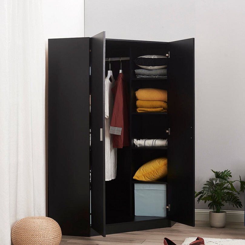 Modern Corner Wardrobe with Shelves - Custom Alt by Opencart SEO Pack PRO