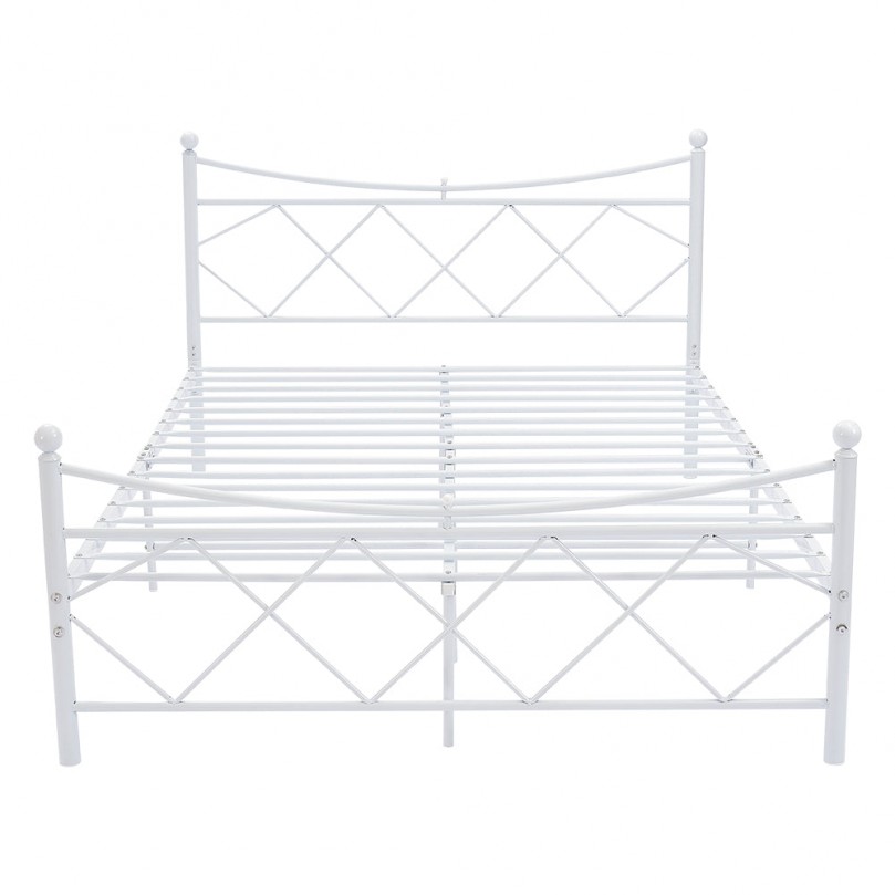 Romeo Mauve 4ft Victorian Style Metal Bed Frame Romeo Mauve 4ft Victorian Style Metal Bed Frame