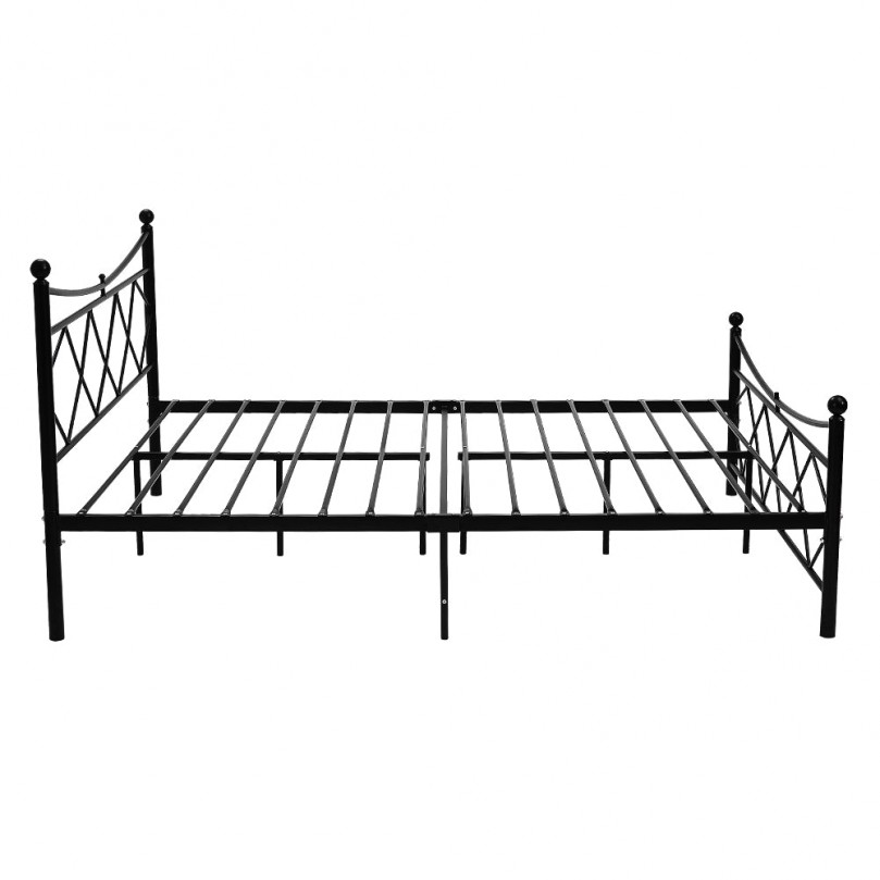 Romeo Mauve 4ft Victorian Style Metal Bed Frame