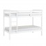 3FT Single Bunk Bed White Solid Pine Wood Bunky Bed for Kids 3FT Single Bunk Bed White Solid Pine Wood Bunky Bed for Kids