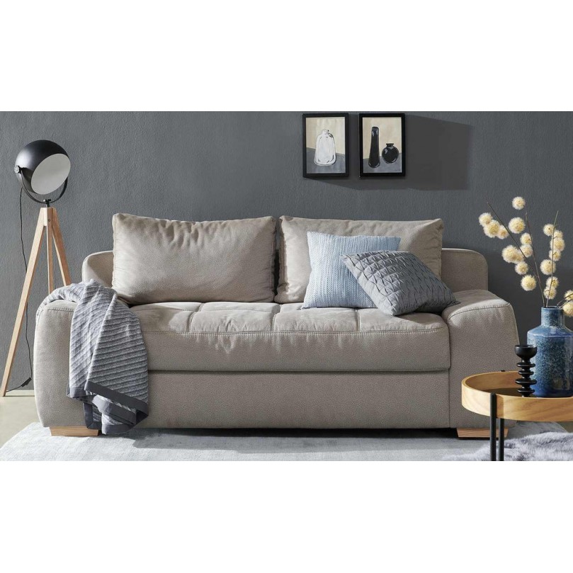 Panana 2 Seater Fabric Sofa bed with box spring upholstery JSJ