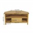 Oak Corner TV Stand Unit with Drawer storage rack Shelf Solid Wood Furniture Cabinet