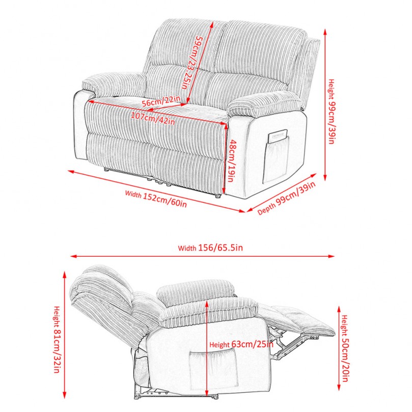 2 Seater Corduroy Sofa UK 2 Seater Corduroy Sofa UK