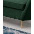 Panana 2 seater sofa, woven fabric in forest green JSJ