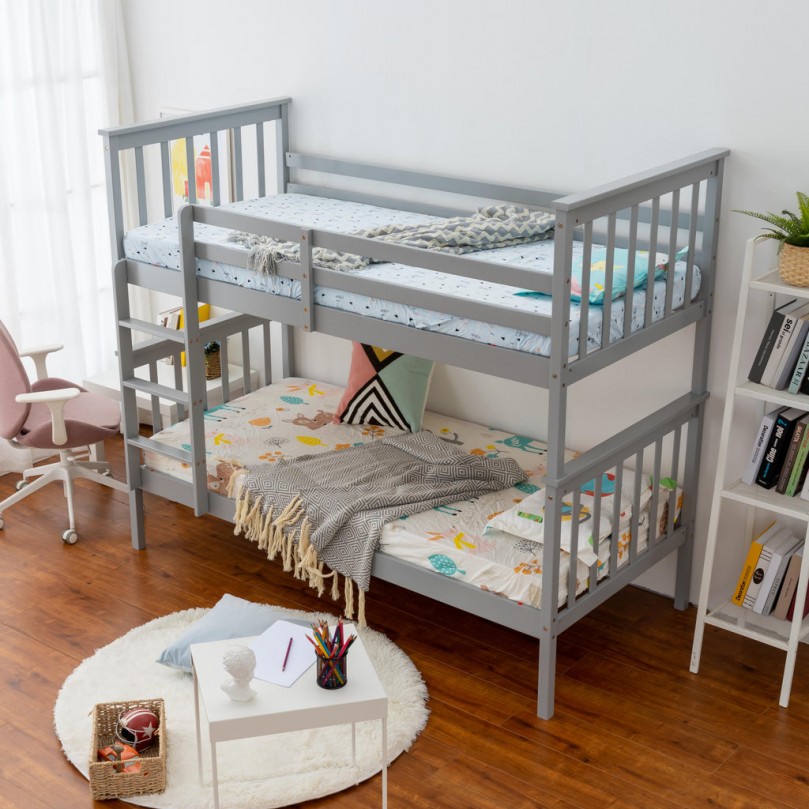 Bunk Bed for Kids, Wooden Bunky bed Double 3FT Single Bed, for Kids Bunk Bed for Kids, Wooden Bunky bed Double 3FT Single Bed, for Kids - Custom Alt by Opencart SEO Pack PRO