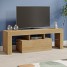 52inch TV Stand Cabinets With Two Glass Shelves One Drawer Storage Sideboard 52inch TV Stand Cabinets With Two Glass Shelves One Drawer Storage Sideboard - Custom Alt by Opencart SEO Pack PRO