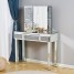 Triplis Mirrored Dressing Table with Storage - Custom Alt by Opencart SEO Pack PRO