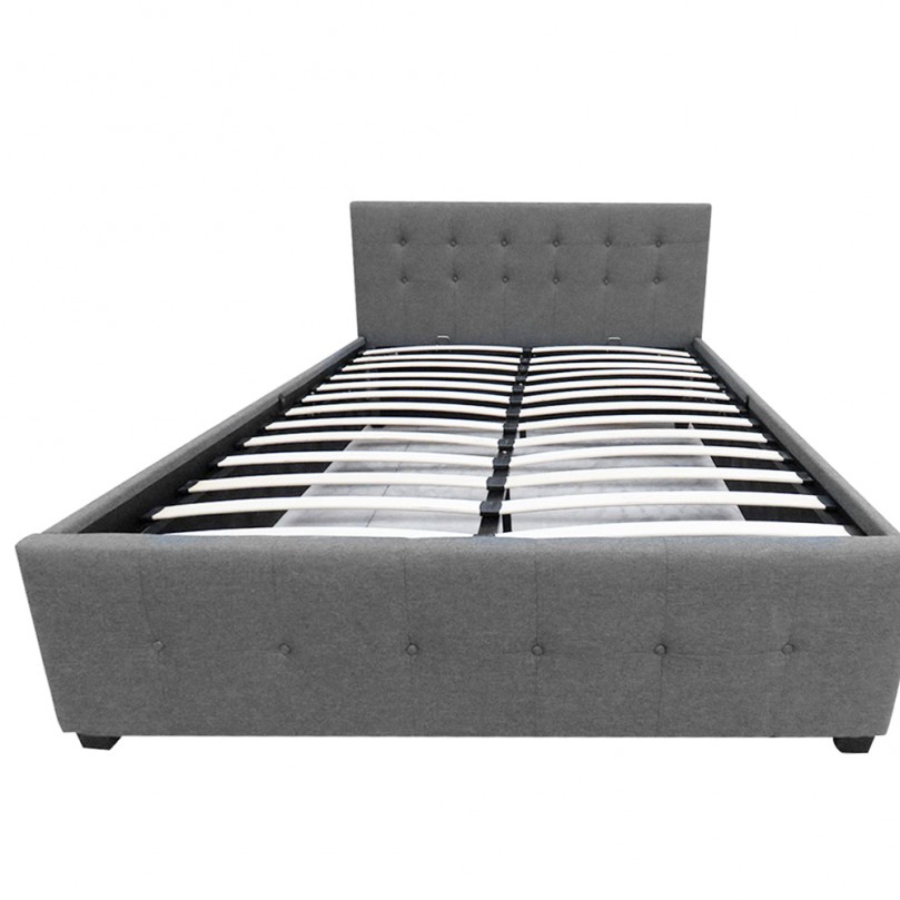 Sparkle Storage Double Bed Grey