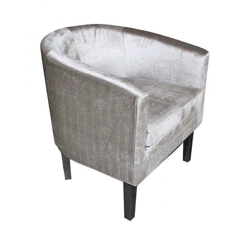 Scoopy Velvet Tub Chair