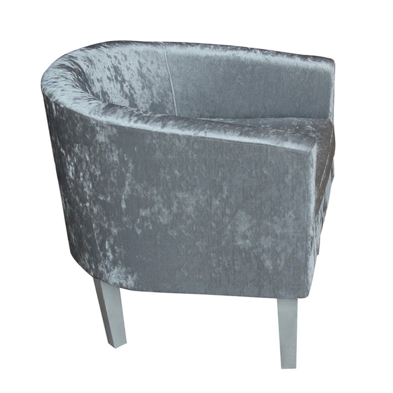 Scoopy Velvet Tub Chair